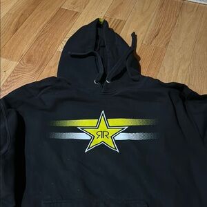 Black Hoodie with RockStar Logo